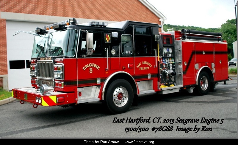 Hartford Engine 5 Ladder 2 CT Fire Dept Patch Connecticut East Hartford 