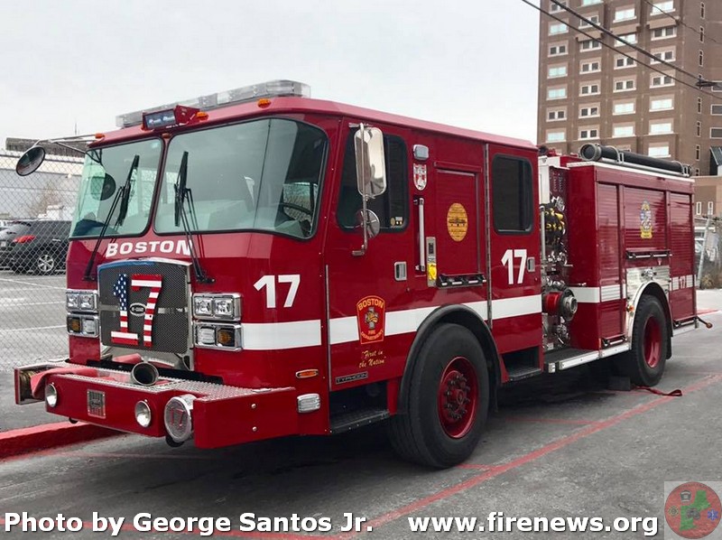 Back Bay Massachusetts Boston Engine 7 MA Fire Dept Patch v2 