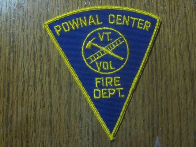 Rescue Maine Pownal  Fire fire patch 4" round size